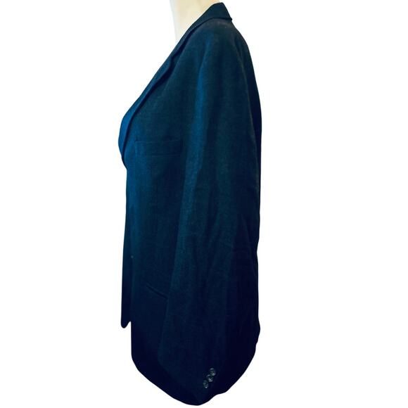 Tommy Hilfiger Three Button 100% Wool Blazer, Charcoal Tweed Detail, 44 Long - Picture 8 of 9